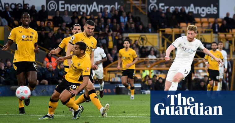 de-bruyne-hits-four-as-manchester-city-thrash-wolves-to-keep-cushion-at-top-–-the-guardian